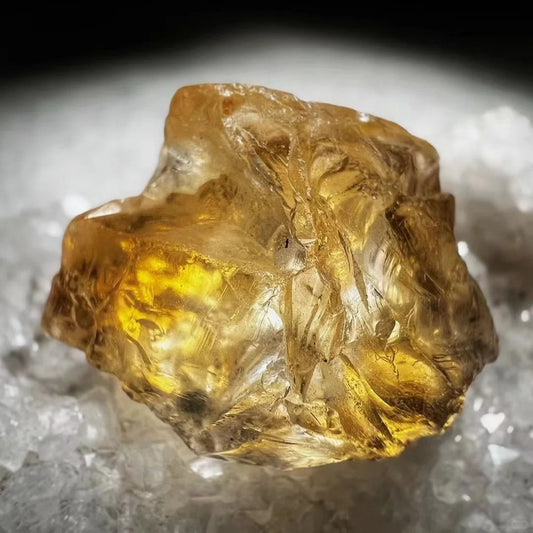 Golden Sunburst Citrine - Raw Citrine Crystal